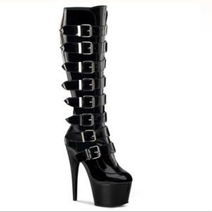 Pleaser Adore Knee High Boots